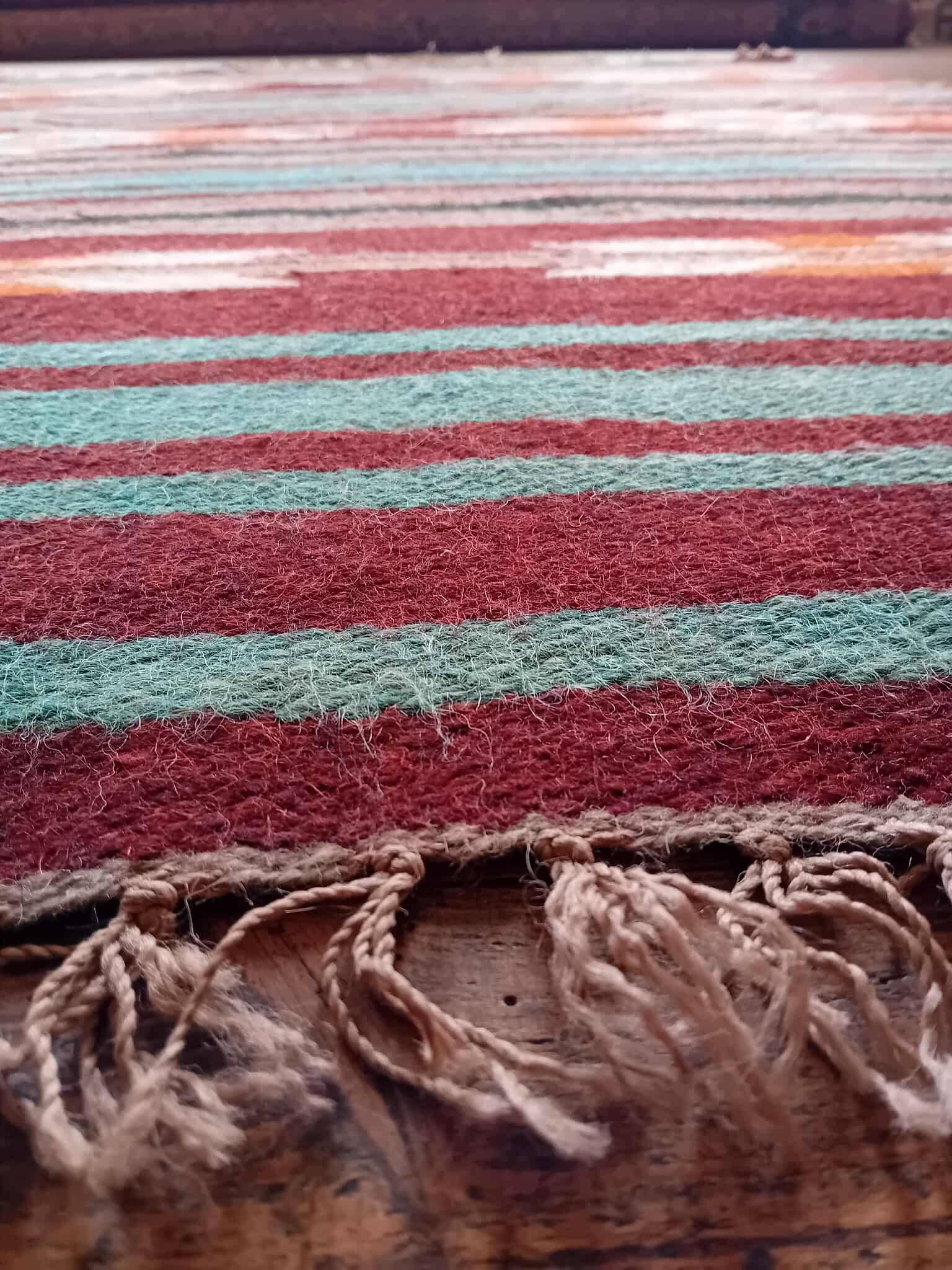 Handmade Berber Bedouin Rug 209x151cm
