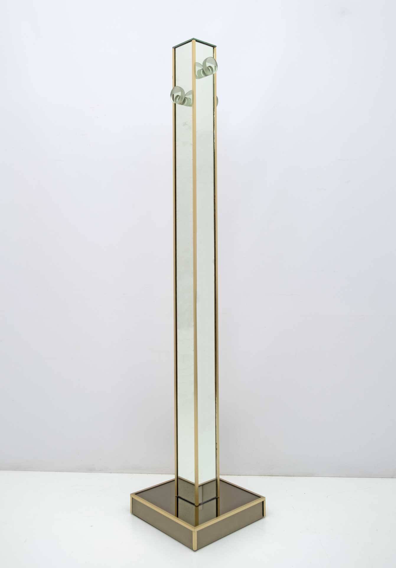 Porte manteau italien moderne de style Mid-Century Modern Decorvetro, années 1970