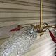 Vintage 5-light chandelier, 50's