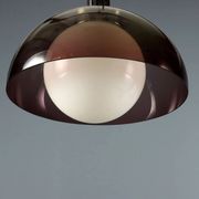 Vintage glass and methacrylate pendant, Italy, 1960s