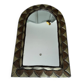 Brass mirror