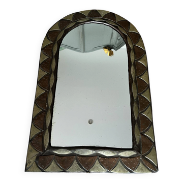 Brass mirror
