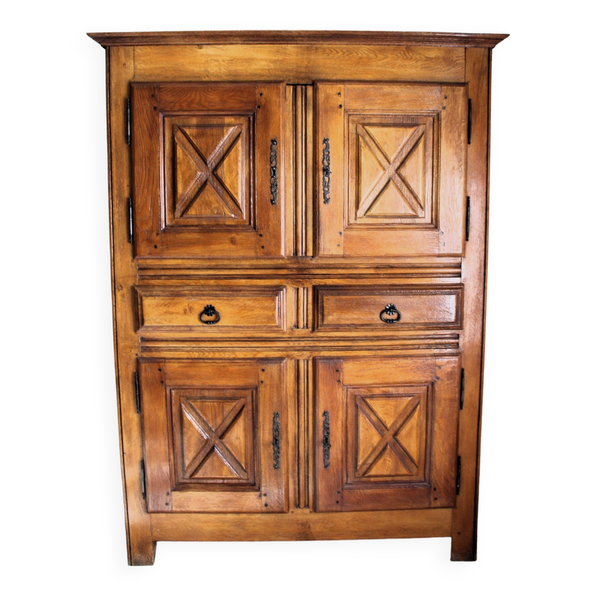 Abbatiale solid oak TV cabinet sideboard