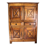 Abbatiale solid oak TV cabinet sideboard