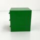 Green plastic 3-drawer chest by Simon Fussell for Kartell, 1970.