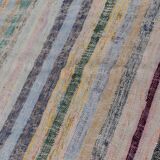 Large Striped Multicolor Vintage Kilim Rug, 292x327Cm