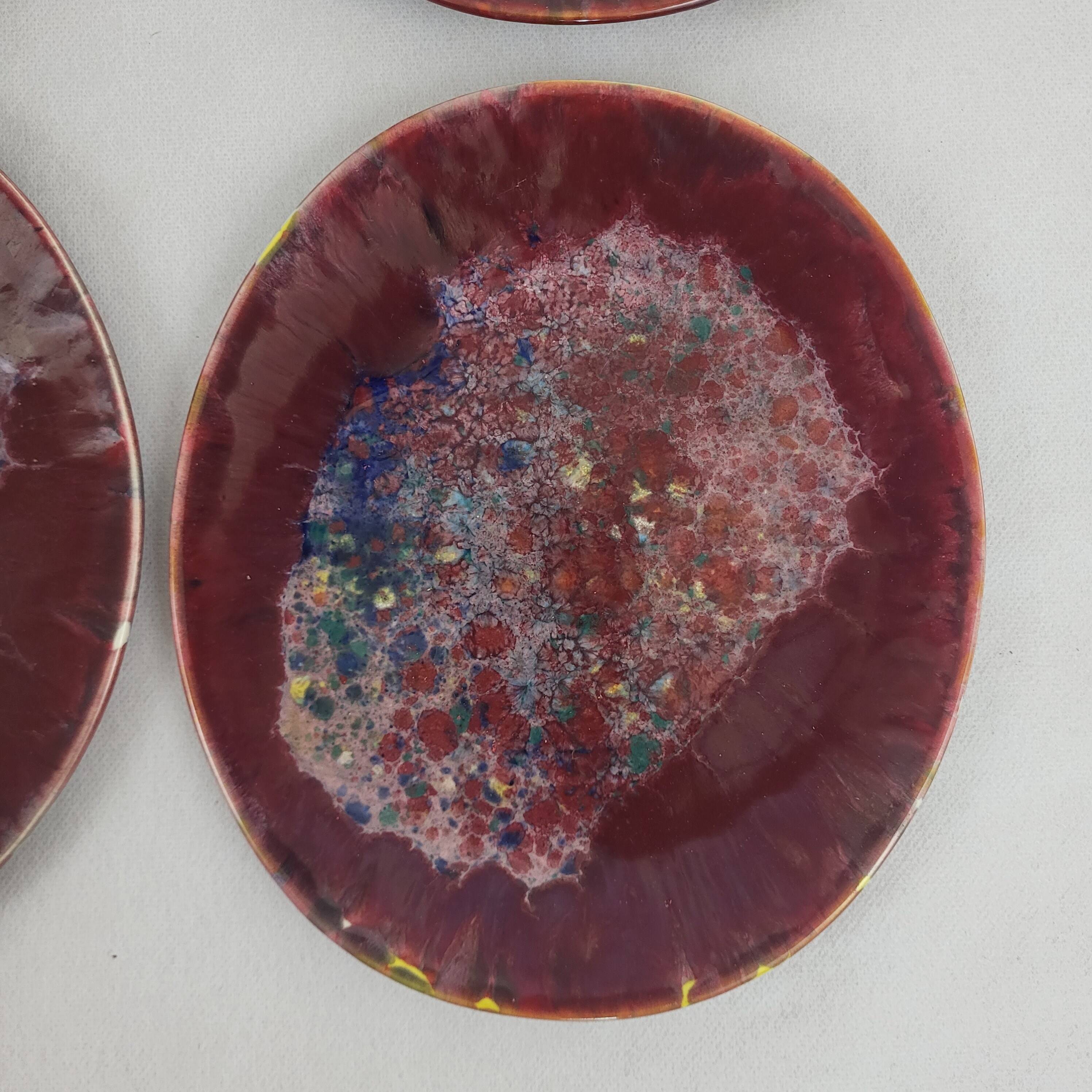 6 Morvan oval flat plates