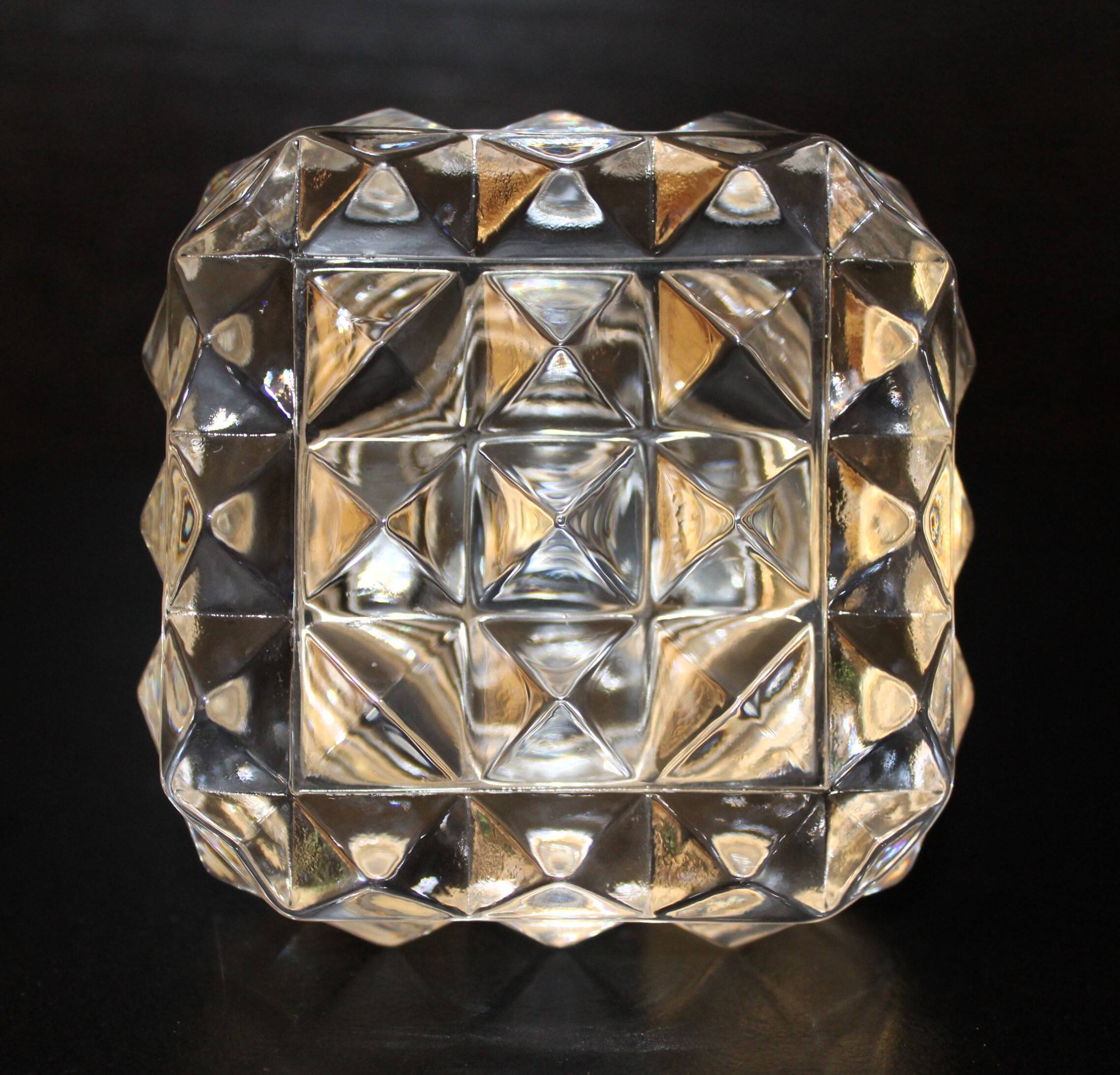 Vintage cut crystal whiskey decanter