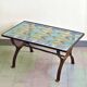Vintage stained glass coffee table 1960