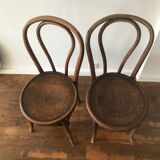Pair of Fischel bistro chairs