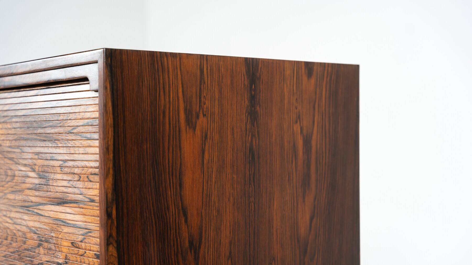 Mid-century modern storage furniture in the style of Gianfranco Frattini, Italy, 1960s.