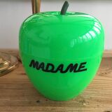 Green apple bucket with glazes