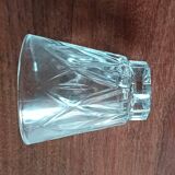 6 vintage VMC Reims France tempered glass liqueur glasses (8 cl capacity)