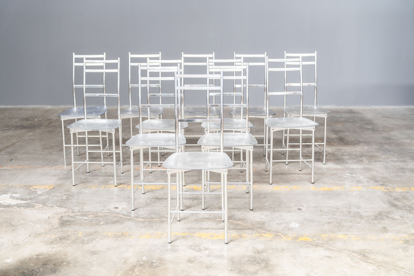 Dining Chairs by Opera Design for Ycami Italia, 1980s, Set of 6