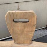 Small 3-seater brutaliser style bench in oak