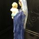 Vierge à l'enfant en faïence de quimper début xxème