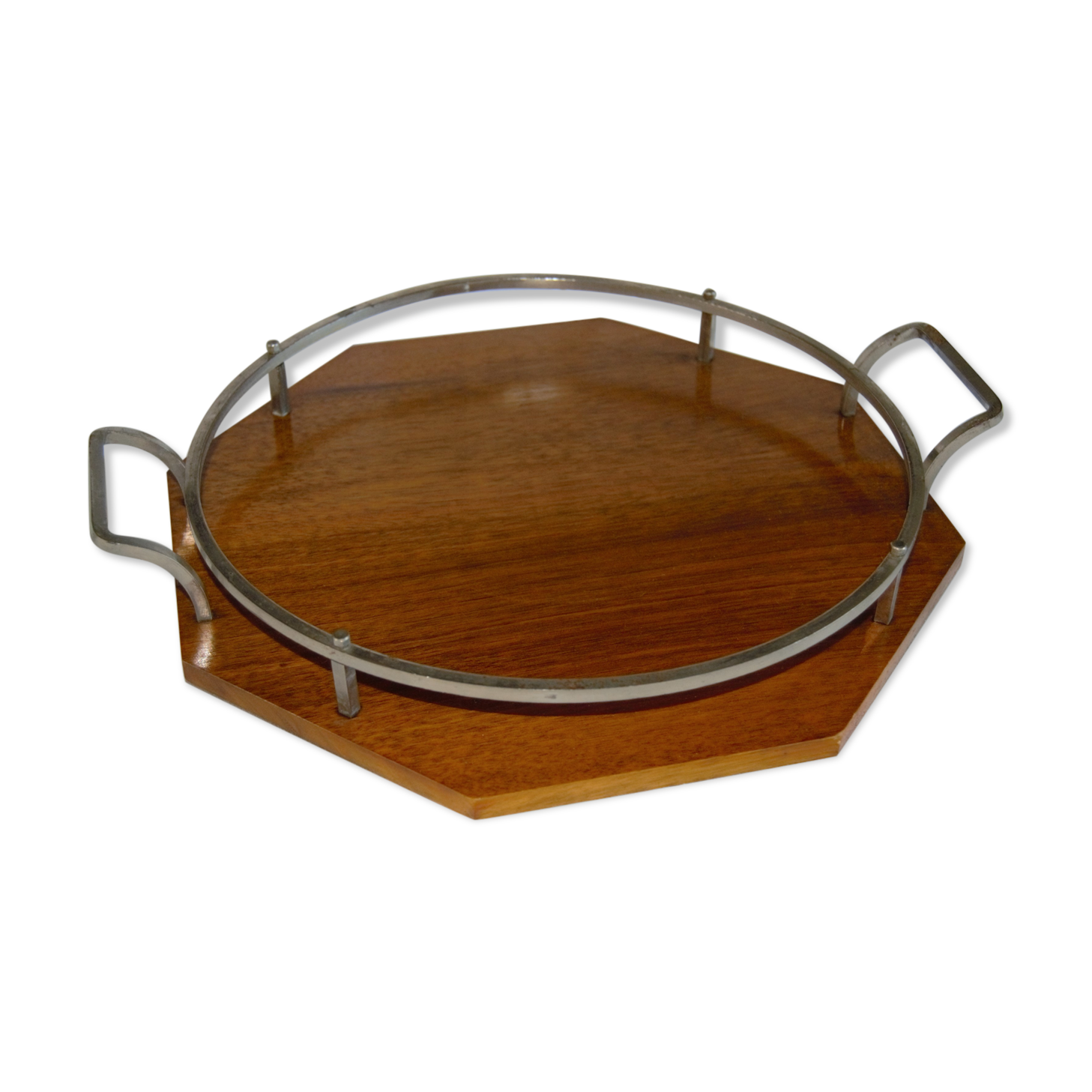 Vintage wooden serving tray