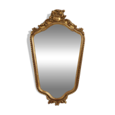 Miroir baroque en bois doré de style Louis XV, XXe siècle, France