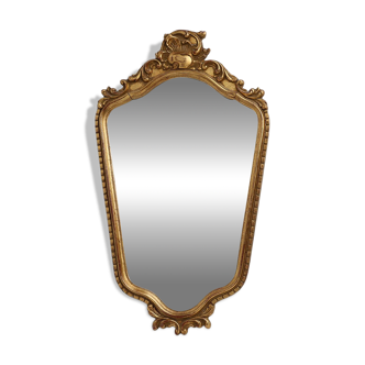 20th Century Baroque Louis XV-Style Giltwood Mirror, France