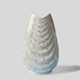Speckled ceramic shell vase