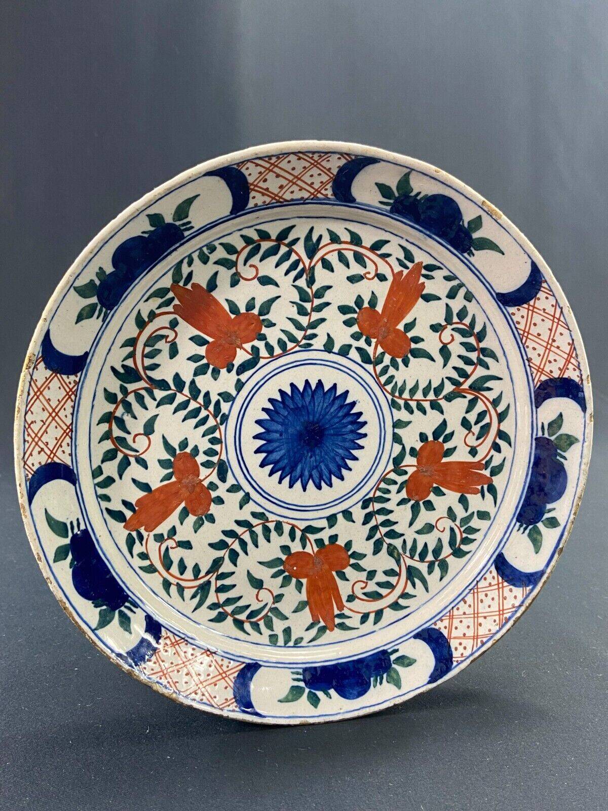 19th century Delft earthenware plate