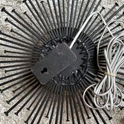 Star/Sun wall lamp made of brass and iron 40cm