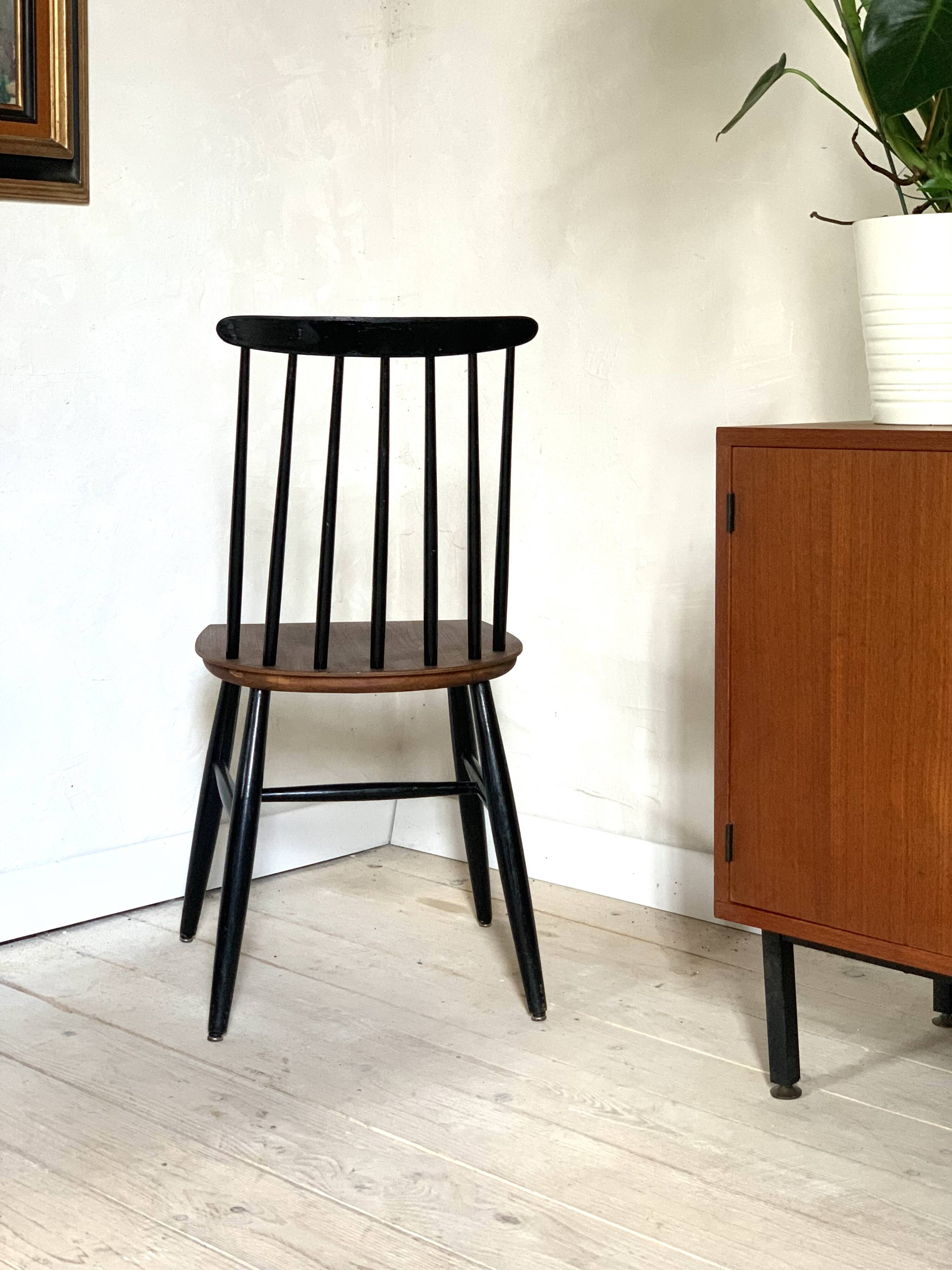 Stol tapiovaara style chair with bars