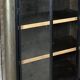 Bookcase/storage unit in patinated and black steel 1980