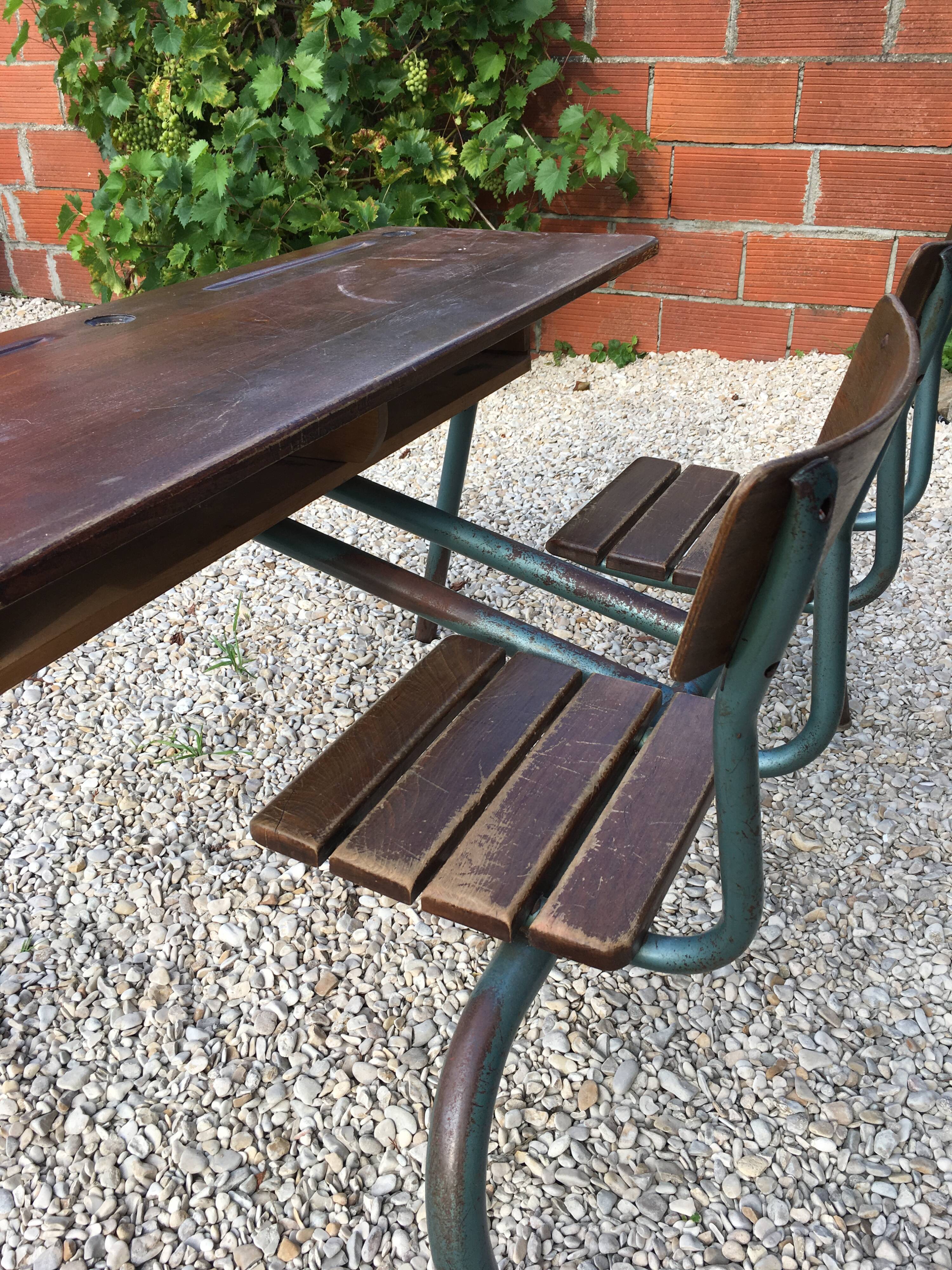 Vintage double desk