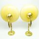 Art Deco sconces, Poland, 1950s, set of 2