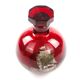 Carafe Art déco, verre rouge, Verrerie Józefina, Pologne, années 1930