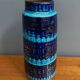 Scheurich blue ceramic vase model 260-30