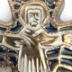 Art deco roger guérin bouffiloux ceramic cross