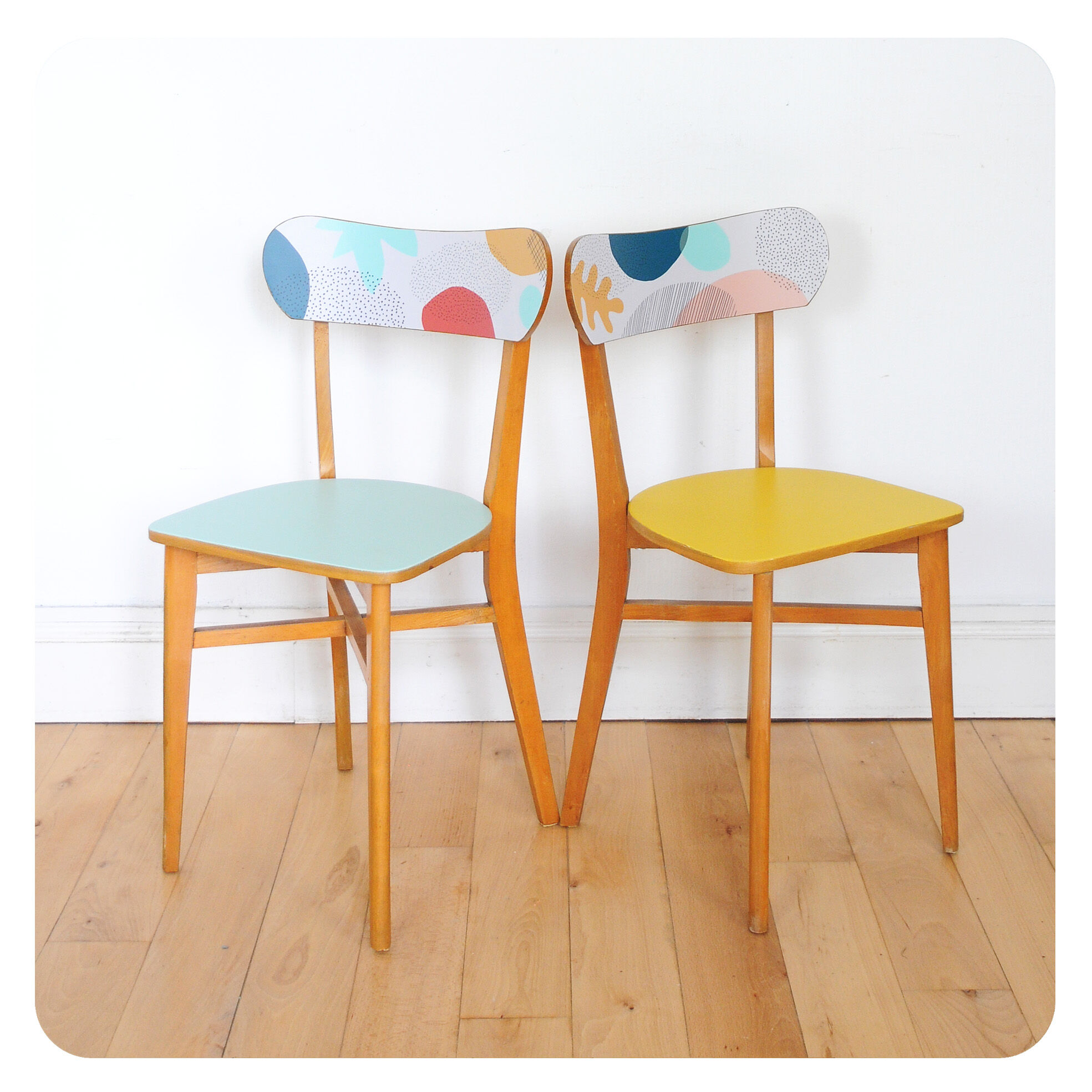 Pair of bistro chairs