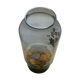 Retro vase smoked glass