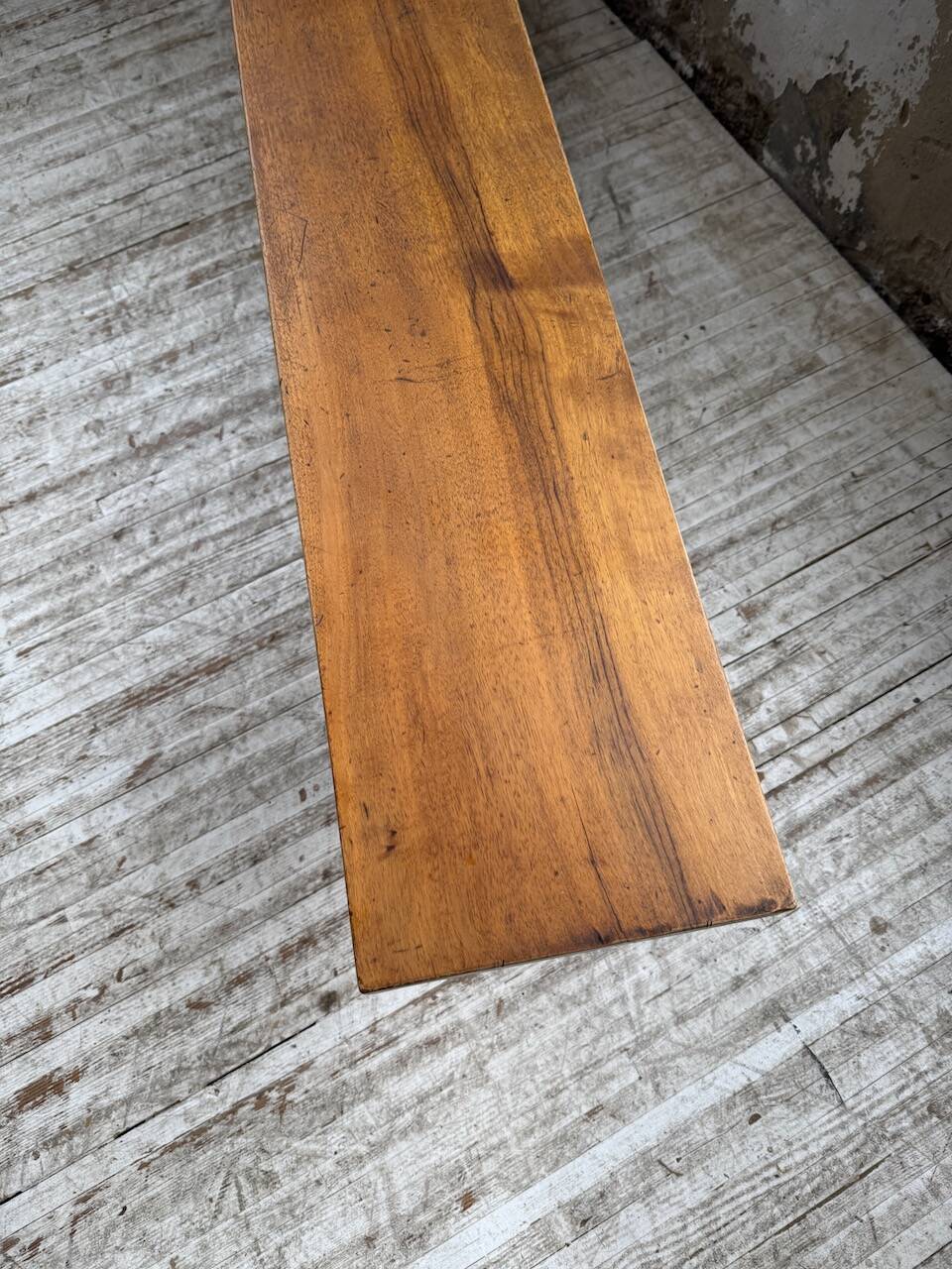 Pair of walnut benches 1900