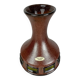 Vase made in Denmark marron et vert