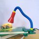 Lampe pince flexible multicolore postmoderne 1980