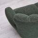1960s, Danish 3-seater sofa, green furniture wool, oak wood.
