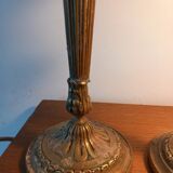 Pair of brass candlesticks