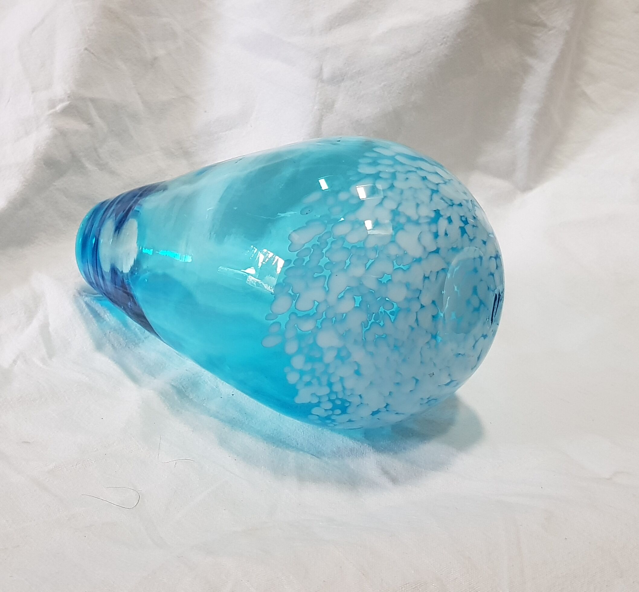 Blown glass vase