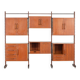 Italian teak wall unit - 1960s