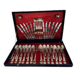 MENAGERE SERVICE A 51 Couverts En Métal Argenté . Poincon Achille Princet EUR 160,00 - FR