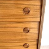 Teak chest of drawers 60s