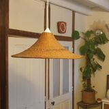 Rattan pendant light 59 cm