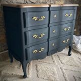 Commode arbalète noire