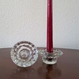 Glass candlestick