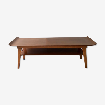 Scandinavian coffee table curved edges