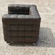 Fauteuil Vienna Secession Kubus par Josef Hoffmann, fabriqué par Wittmann