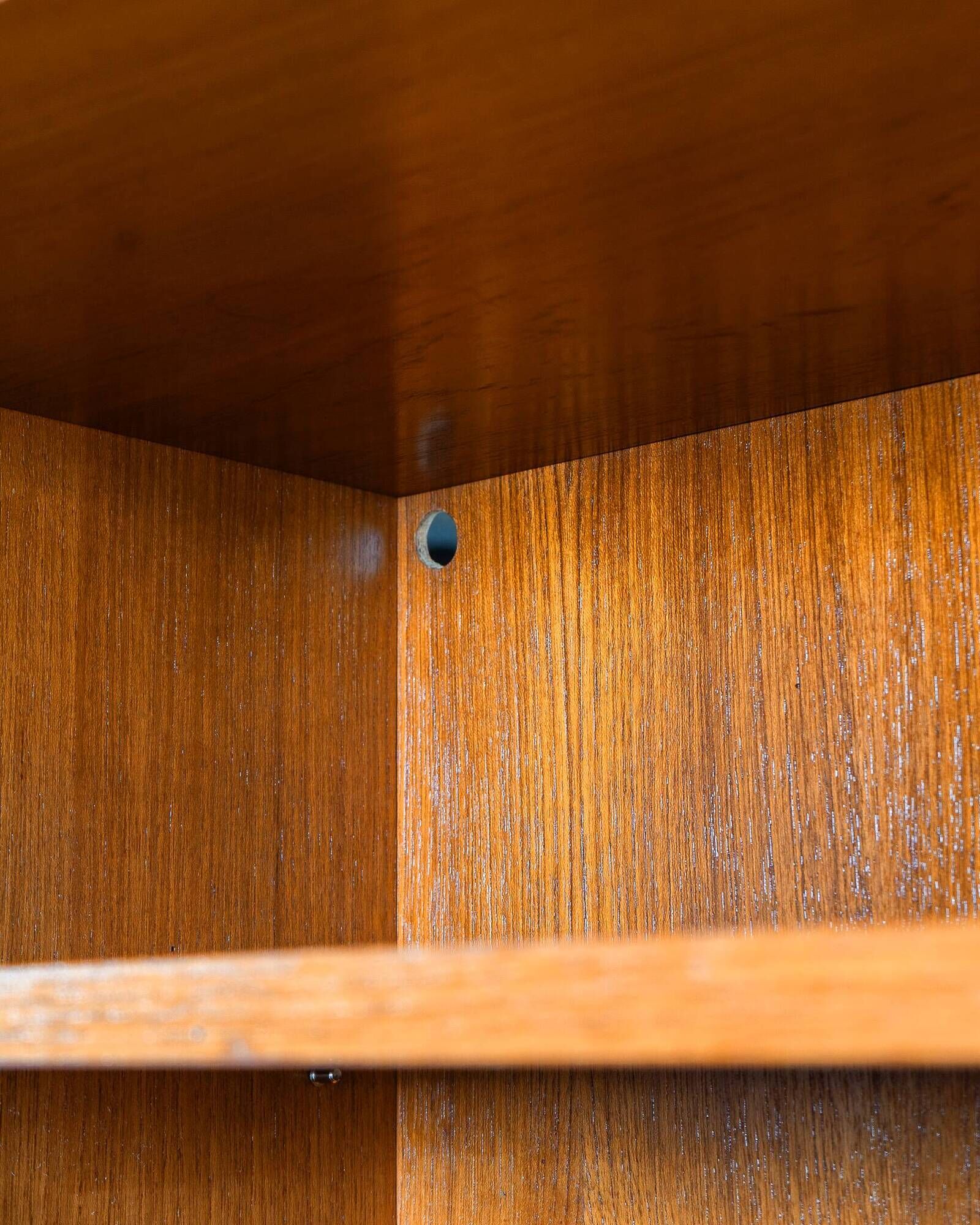 Mid Century Teak Bookcase or Library from Germany, circa 1950